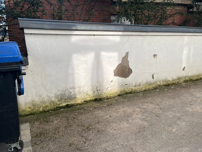 Köln, Belgisches Viertel, Stuck- und Klinkerfassade, vorher