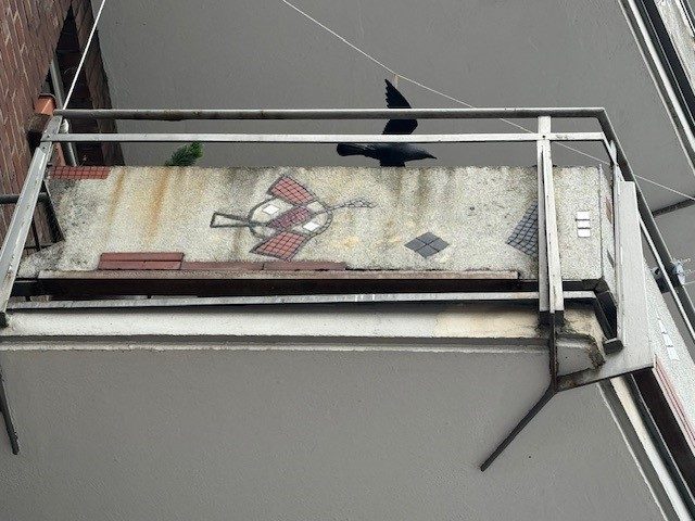 Köln, Belgisches Viertel, Stuck- und Klinkerfassade, vorher